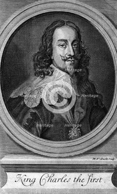 Charles I of England.Artist: MV Gucht