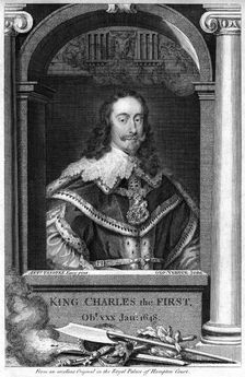 Charles I of England.Artist: George Vertue