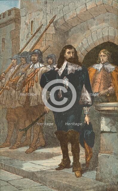 Charles I, on His Way to the Scaffold, (1649), c1910. Artist: Unknown