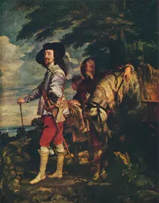 Charles I at the Hunt c1635. Artist: Anthony van Dyck