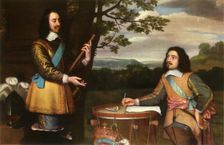 Charles I Dictating Dispatches to Sir Edward Walker c1650, (1944). Creator: Unknown