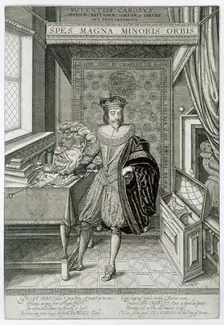 Charles I, King of Great Britain and Ireland, c1625. Creator: William Hole