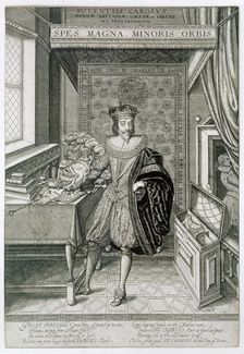 Charles I, King of Great Britain and Ireland, c1625. Creator: William Hole