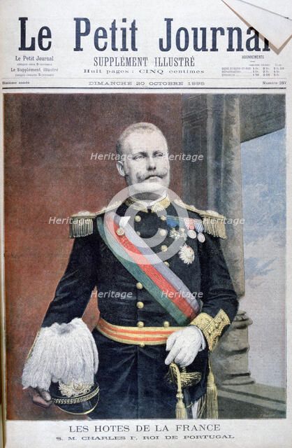 Charles I, king of Portugal, 1895. Creator: F Meaulle.