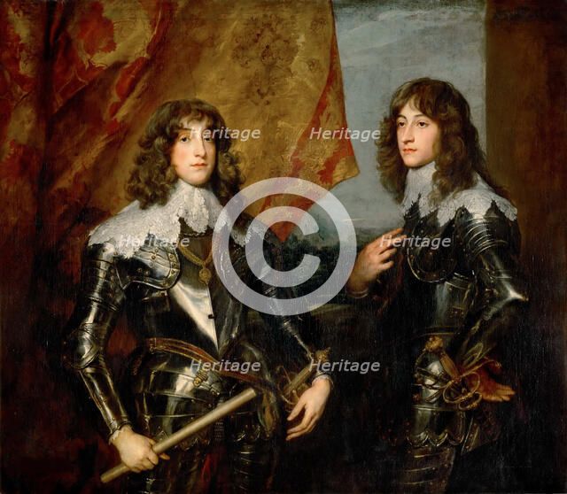 Charles I Louis (1617-1680), Elector Palatine, and his Brother, Prince Rupert of the Rhine (1619-168