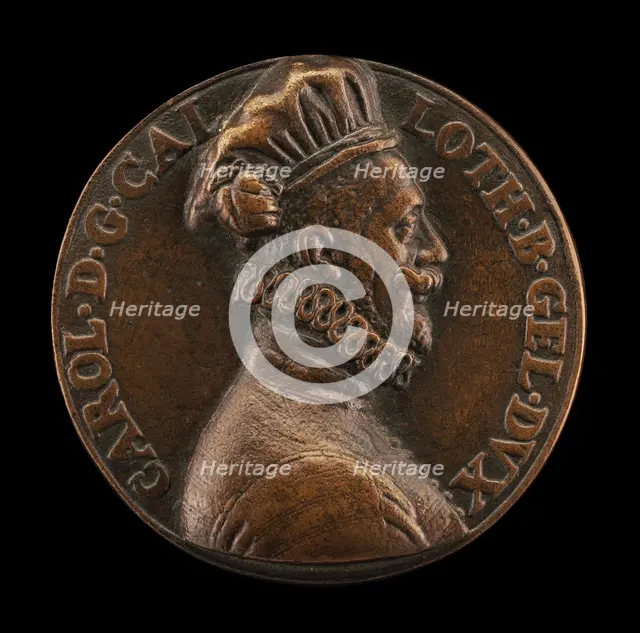 Charles II, 1390-1431, Duke of Lorraine [reverse], 1572. Creator: Pierre Woeiriot.