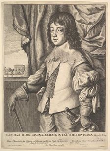 Charles II, 1649. Creator: Wenceslaus Hollar