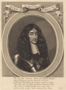 Charles II, 1650s. Creator: William Faithorne