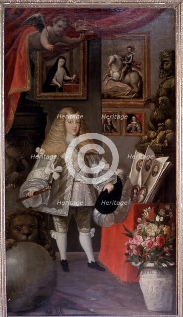 Charles II (1661 - 1700), king of Spain from 1665. 'Charles II and the Austria house'.