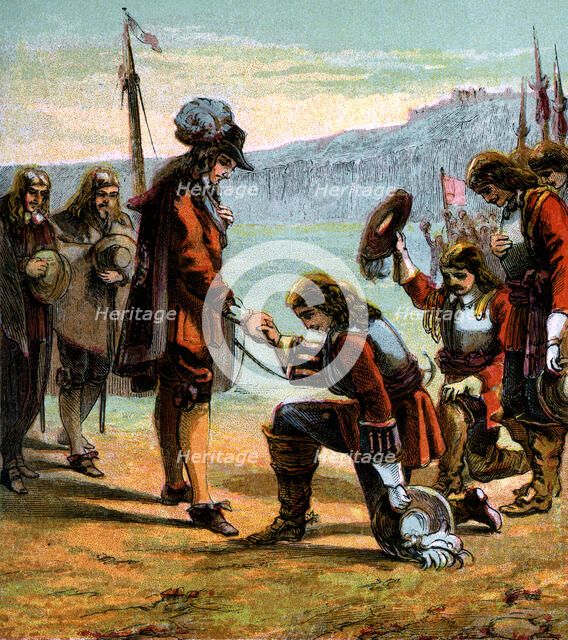 Charles II and General Monck, c1660, (c1850). Artist: Unknown