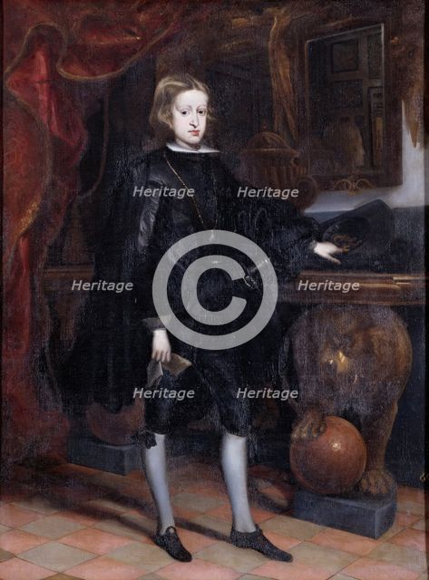 Charles II as a child, 1675. Creator: Juan Carreno de Miranda.