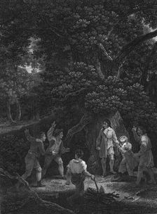 Charles II in the Forest of Boscobel, 1651 (1800)