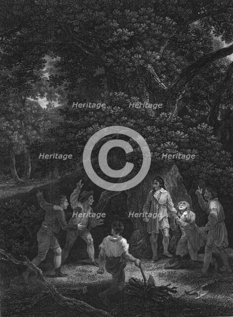 'Charles II in the Forest of Boscobel, 1651', (1800). Artist: Unknown.