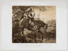 Charles II in Disguise Aided in his Escape by Jane Lane...1651 (19th century). Artist: Herbert Bourne