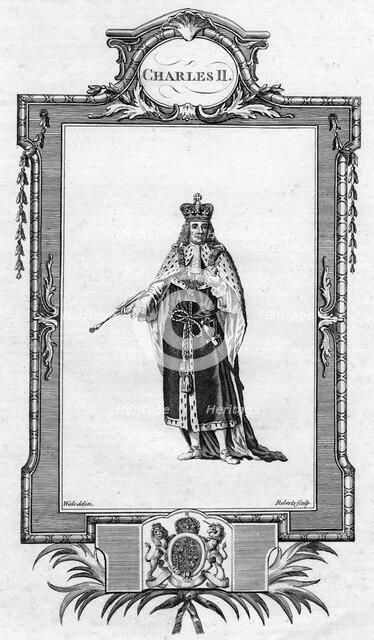 Charles II, King of England, Scotland and Ireland, (19th century).Artist: Waledelin