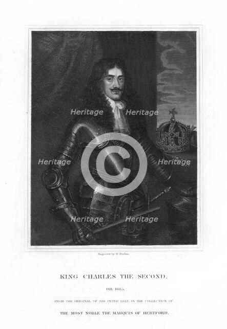 Charles II, King of England, Scotland and Ireland, (19th century).Artist: William Finden