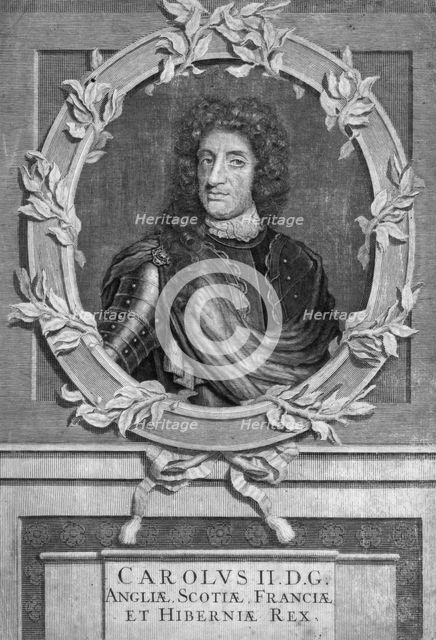 Charles II, King of England, Scotland and Ireland.Artist: Marrebeeck