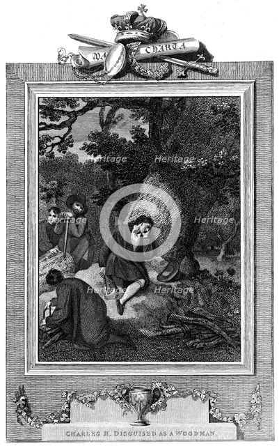 Charles II, King of Great Britain and Ireland 1660-1685, c1824. Artist: Unknown