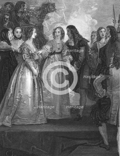 Charles II receiving the Duchess of Orleans at Dover, 1670, (1804). Artist: William Bromley.