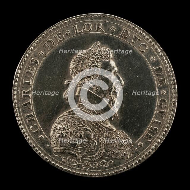Charles III de Lorraine, 1543-1608, Duke de Guise [obverse], 16th century. Creator: Unknown.