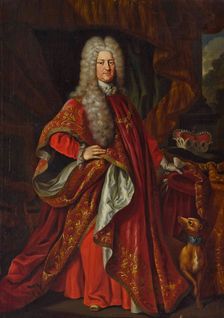 Charles III Philip, Elector Palatine (1661-1742) in the robes of the Order of the Golden Fleece, 173