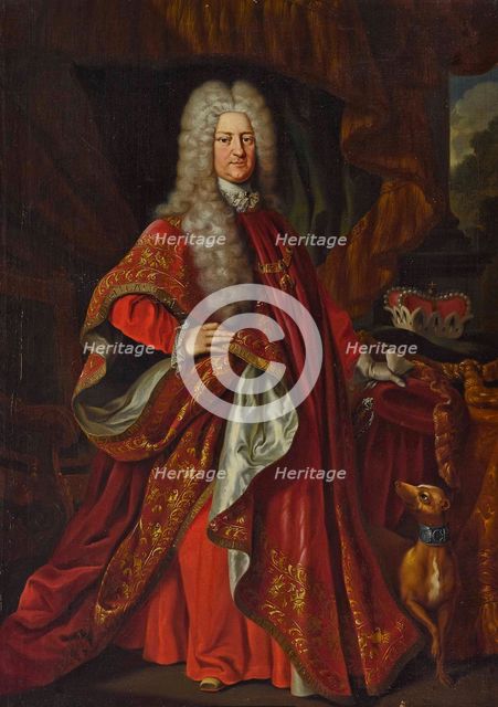Charles III Philip, Elector Palatine (1661-1742) in the robes of the Order of the Golden Fleece, 173