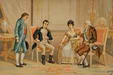 Charles IV of Spain, together with Queen consort Maria Luisa of Parma..., 1892. Creator: Unknown