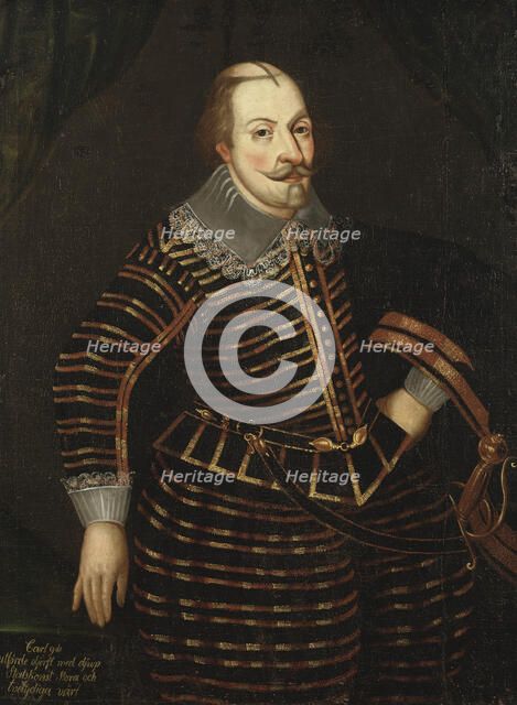 Charles IX, 1550-1611, King of Sweden, c16th century. Creator: Anon.