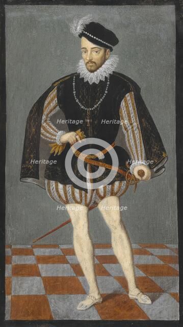Charles IX, about 1574. Creator: Francois Clouet.