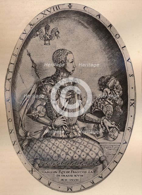 Charles IX, King of France, 1568 (1894). Artist: Mathias Zundt.