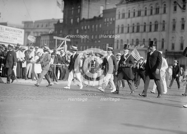 Charles J. Columbus of D.C. - Draft Parade, 1917. Creator: Harris & Ewing.