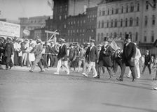 Charles J. Columbus of D.C. - Draft Parade, 1917. Creator: Harris & Ewing
