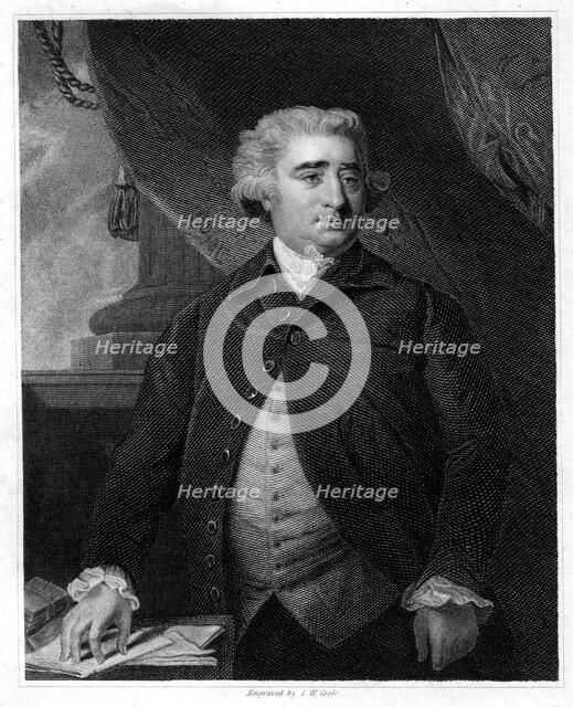 Charles James Fox, British Whig politician, (1833).Artist: J W Cook