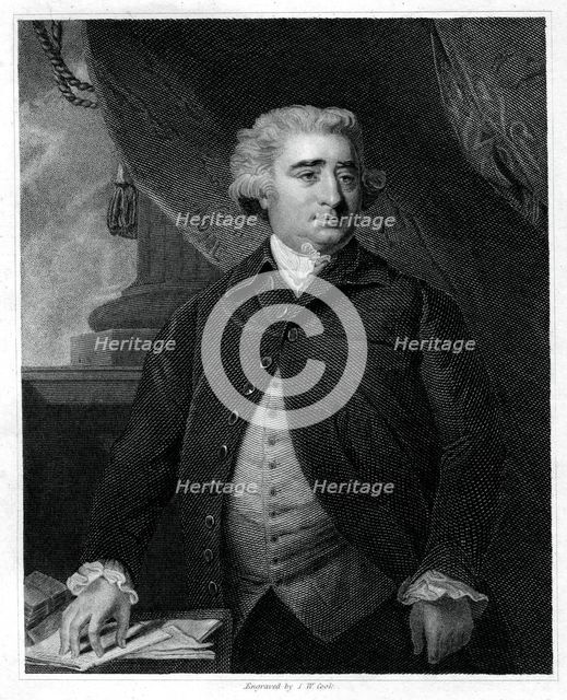 Charles James Fox, British Whig politician, (1833).Artist: J W Cook
