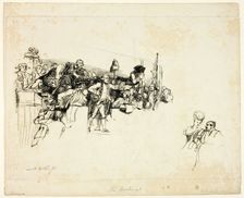 Charles James Fox on the Hustings at Covent Garden, n.d. Creator: David Wilkie