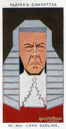 Charles John Darling, 1st Baron Darling, British judge, 1926. Artist: Alick P F Ritchie
