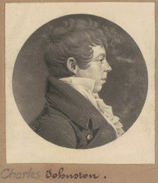 Charles Johnston, 1808. Creator: Charles Balthazar Julien Févret de Saint-Mémin
