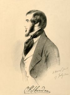 Charles K. Sheridan 1844. Creator: Richard James Lane