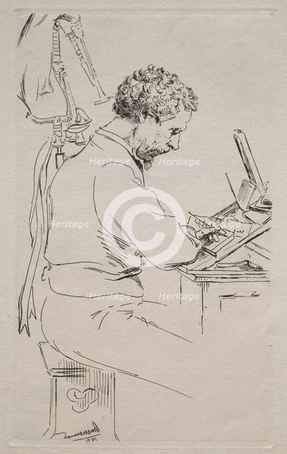 Charles Kean, 1871. Creator: Félix Bracquemond (French, 1833-1914).