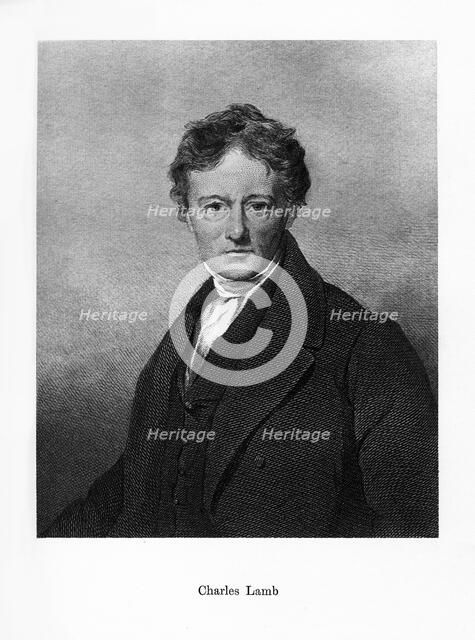 Charles Lamb, English essayist, 19th century. Artist: Unknown