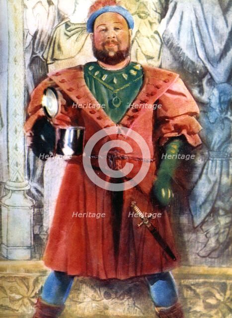 Charles Laughton, English stage and film actor, 1934-1935. Artist: Unknown