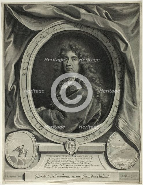 Charles le Brun, n.d. Creator: Gerard Edelinck.