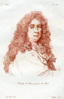 Charles le Brun, French Baroque era painter, (19th century.)Artist: Bellefond