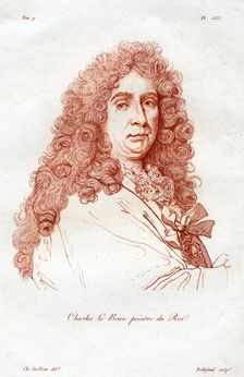 Charles le Brun, French Baroque era painter, (19th century.)Artist: Bellefond