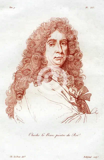 Charles le Brun, French Baroque era painter, (19th century.)Artist: Bellefond