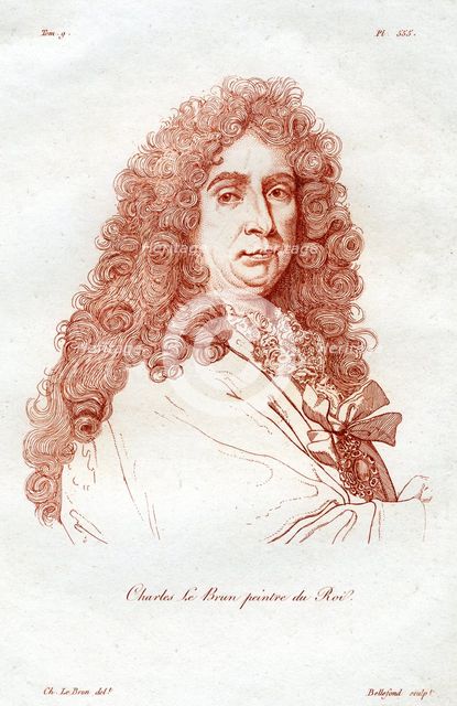 Charles le Brun, French Baroque era painter, (19th century.)Artist: Bellefond