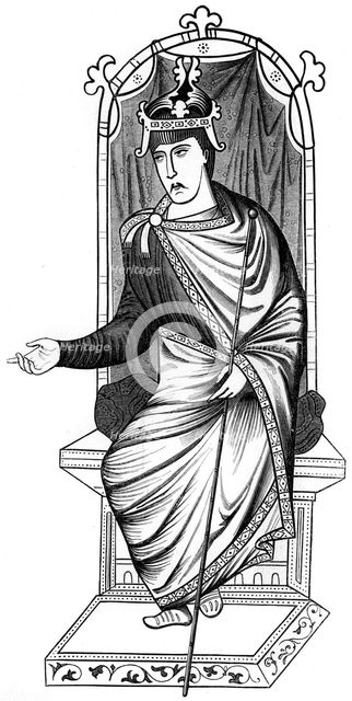 Charles le Chauve, 9th century, 1849. Artist: Unknown