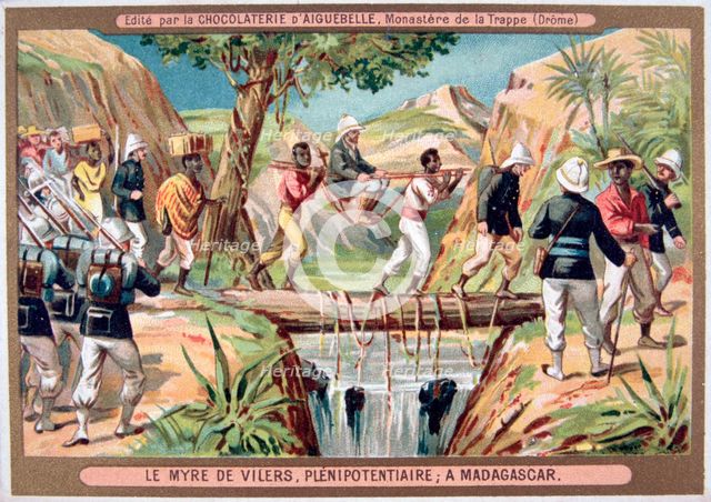 'Charles le Myre de Vilers, resident general of Madagascar', 19th century. Artist: Unknown