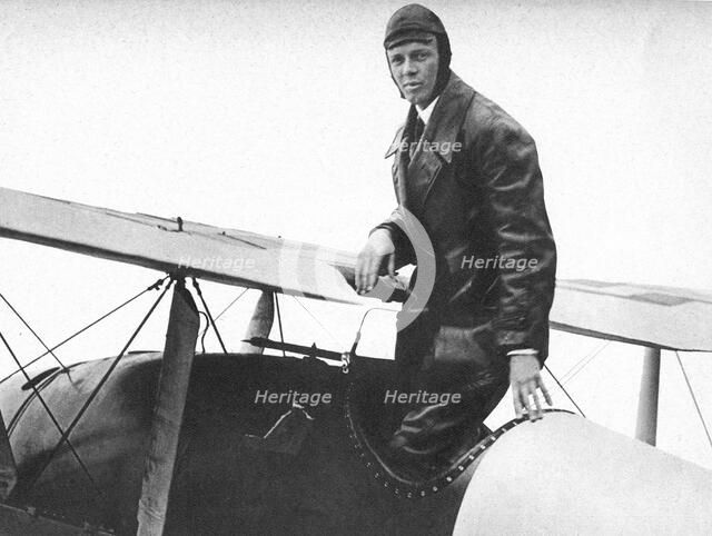 Charles Lindburgh, record breaking aviator, 1927. Artist: Unknown