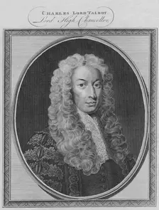 Charles Lord Talbot, Lord High Chancellor 1786. Creator: Unknown